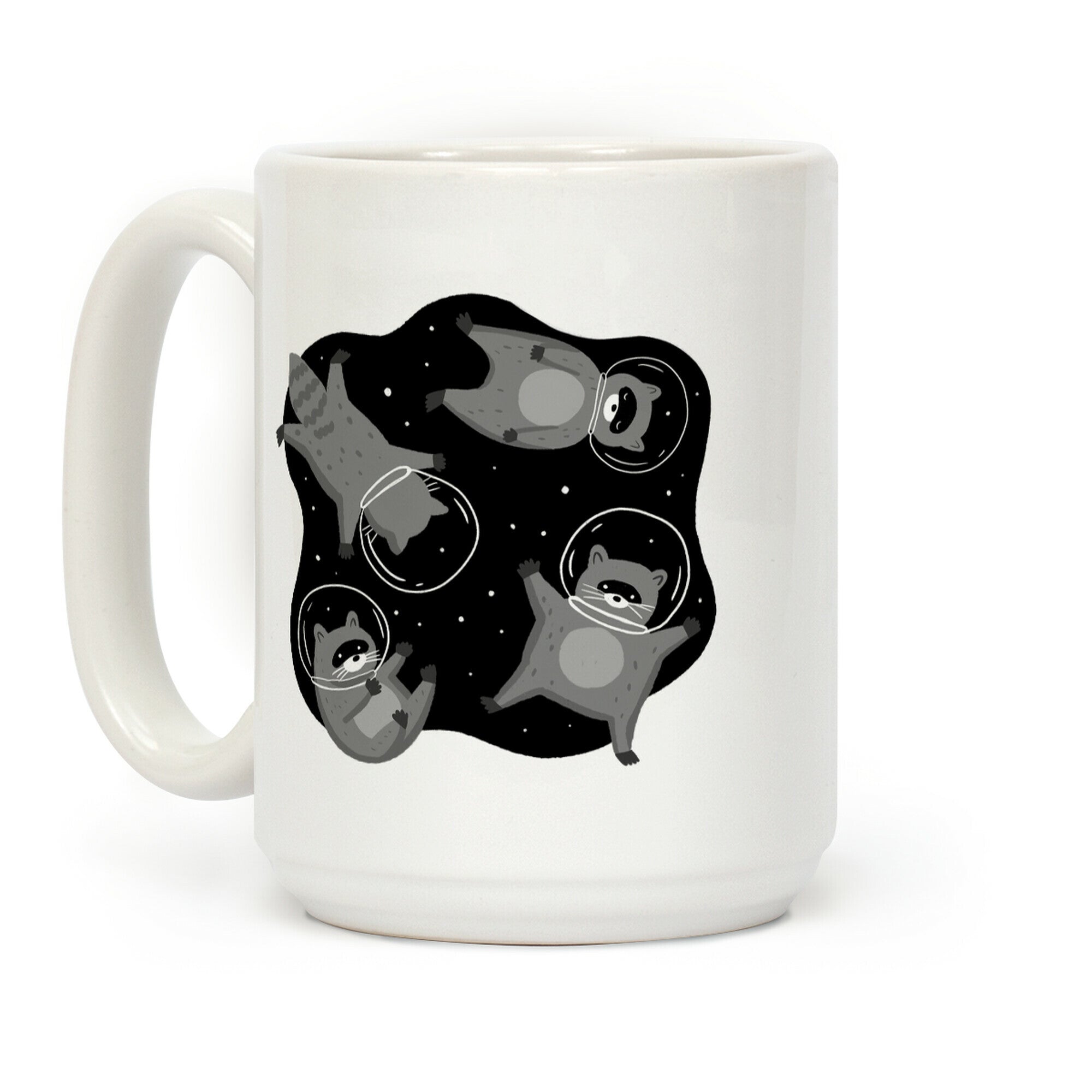 Raccoons In Space Coffee Mug